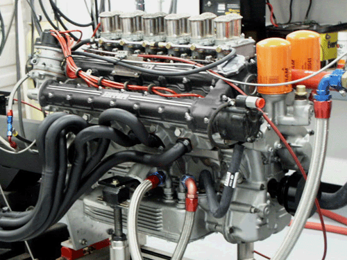 308 GTB 3.5L Engine On Dyno